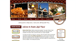Desktop Screenshot of pizzabostonstyle.com